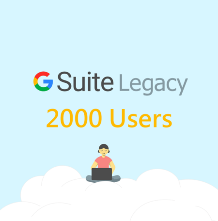 2000 User Google Apps Standard Edition Account